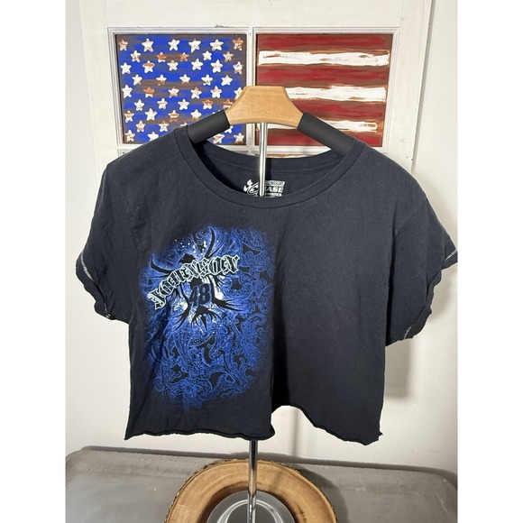 Chase Authentics Tops - Vintage‎ Women's Jimmy Johnson #48 T-Shirt Crop Top Size 2XL Official Nascar